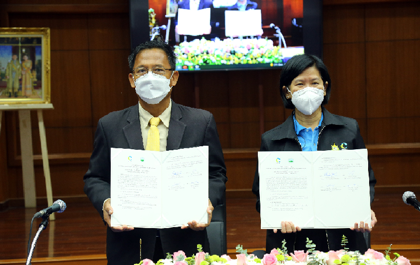 สวพส.จับมืออบก.ลงนามบันทึกMOUความร่วมมือลดก๊าซเรือนกระจก