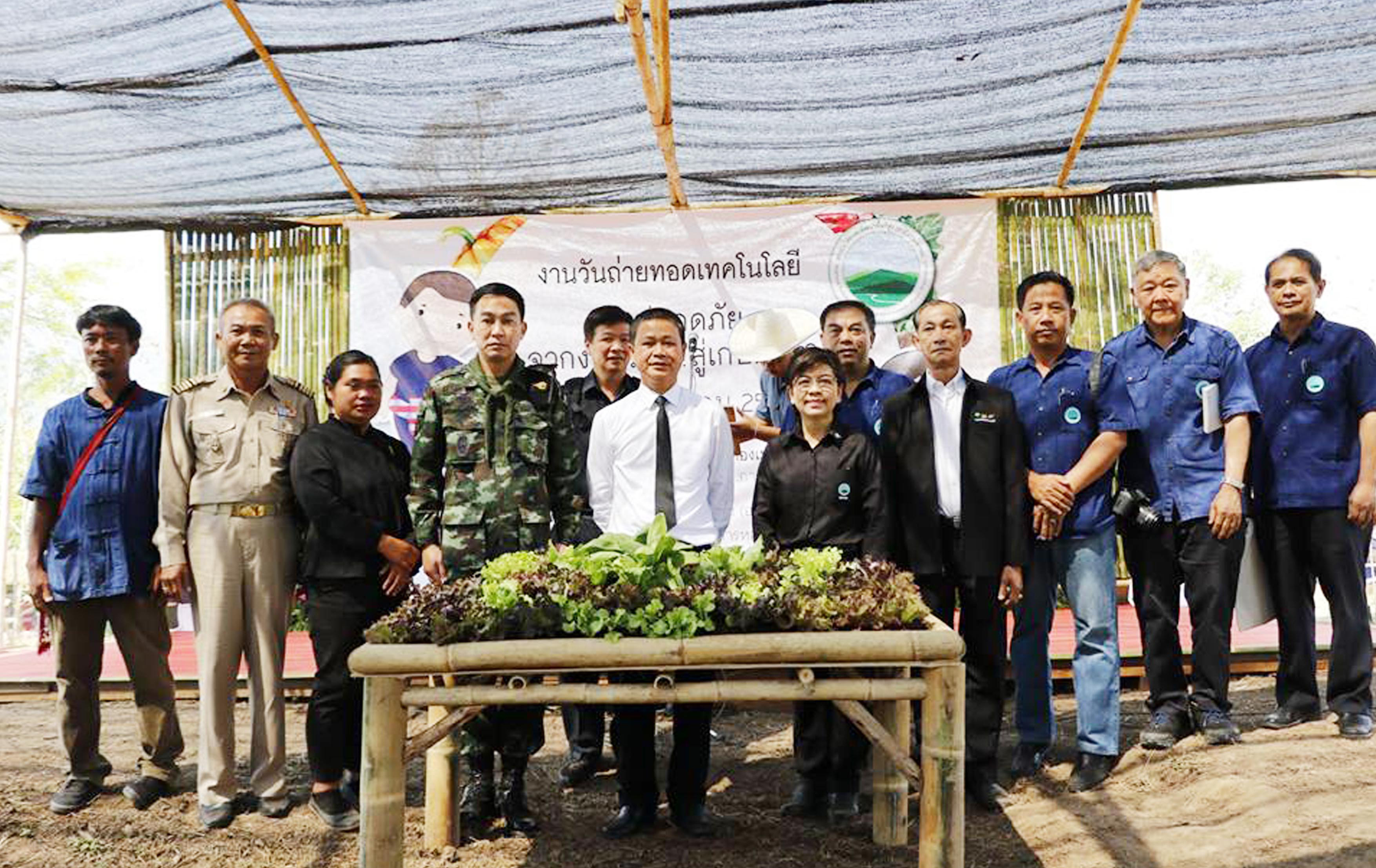 งานวันถ่ายทอดเทคโนโลยี(Fieldday)“ผักปลอดภัย...จากงานวิจัยสู่เกษตรกร”