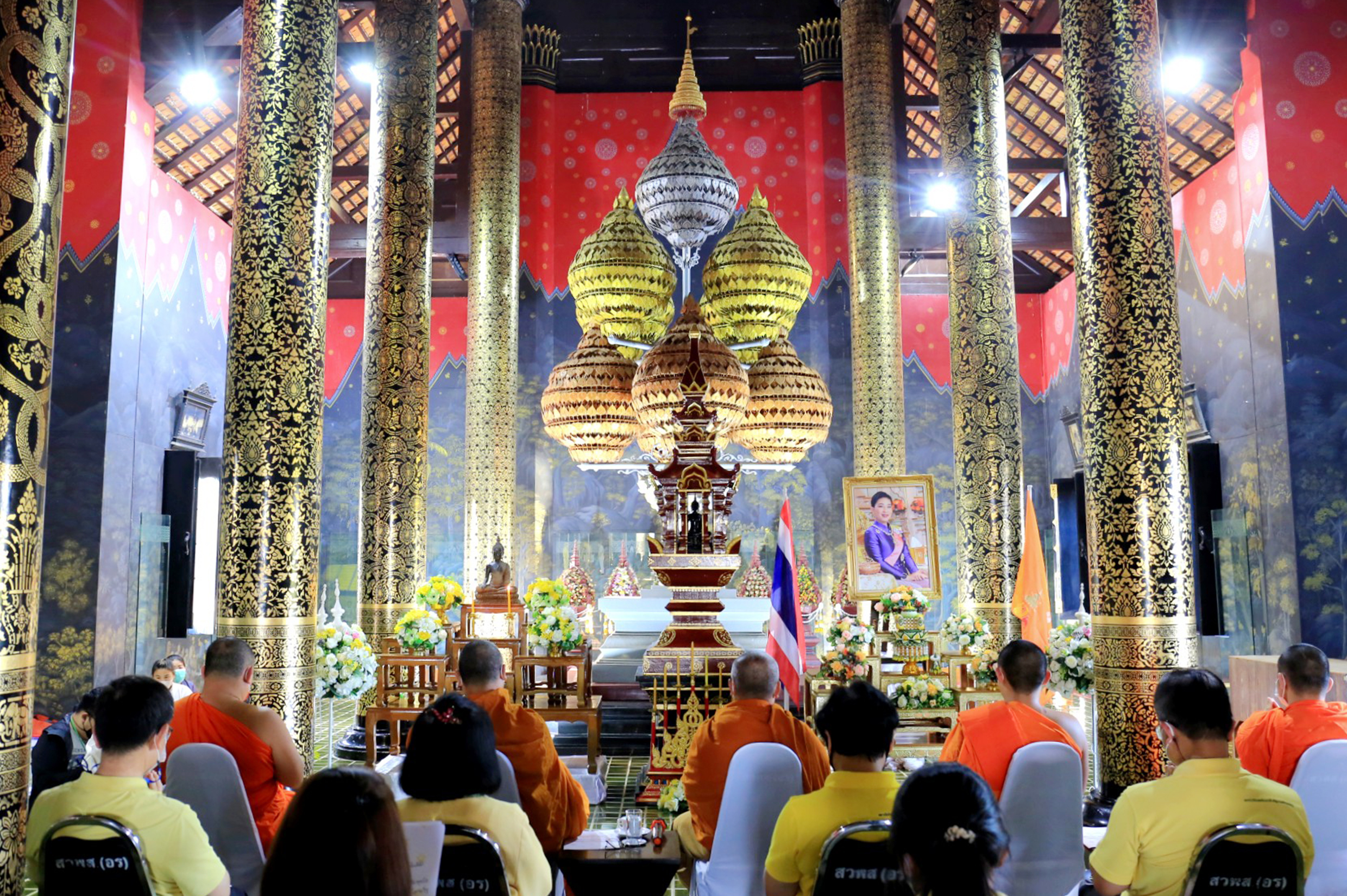 พิธีเจริญพระพุทธมนต์และเจริญจิตภาวนาถวายเจ้าฟ้าพัชรกิติยาภาฯ