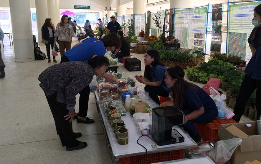 สวพส.เข้าร่วมงานตลาดนัดเกษตรน่านแฟร์ครั้งที่1