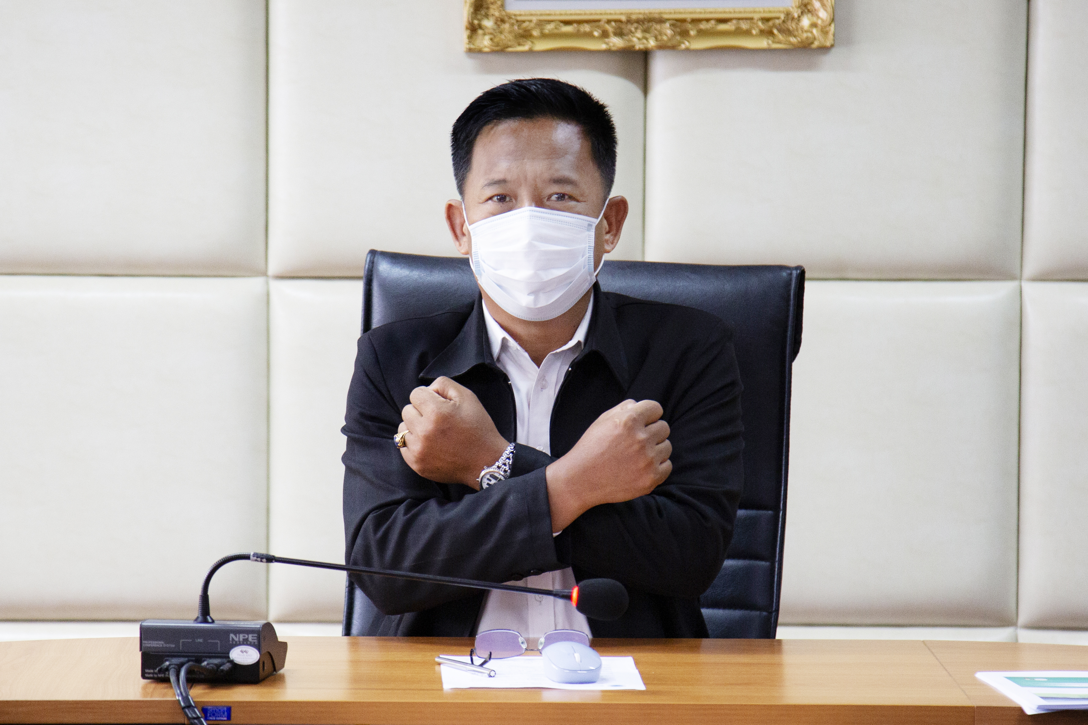 ผอ.สวพส กล่าวเจตนารมณ์และให้แนวทางการทำงานตามหลักธรรมาภิบาล