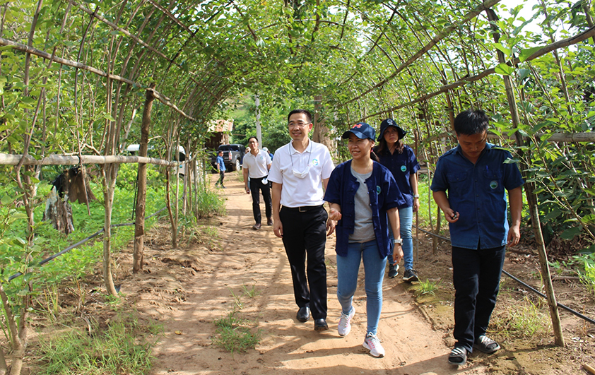 องค์การบริหารจัดการก๊าซเรือนกระจกเข้าศึกษาดูงานสวพส.