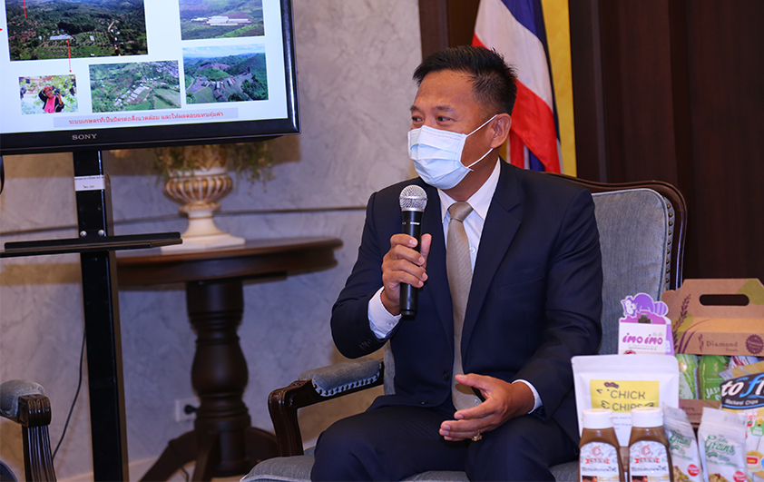 สวพส.ร่วมแถลงข่าวประจำสัปดาห์ณกระทรวงเกษตรฯ