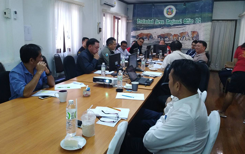 เจ้าหน้าที่สวพส.เข้าร่วมประชุมคณะทำงานความร่วมมือเพื่อการอนุรักษ์ทรัพยากรธรรมชาติในพื้นที่ป่าอนุรักษ์ครั้งที่1/2561