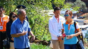 พระเจ้าหลานเธอพระองค์เจ้าพัชรกิติยาภาทรงนำคณะผู้บริหารกระทรวงยุติธรรม,ผู้บริหารสำนักงานป.ป.ส.เข้าศึกษาดูงานศูนย์พัฒนาโครงการหลวงหนองหอย